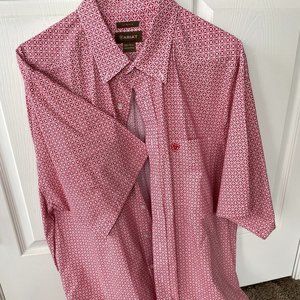 Ariat Short Sleeve Button Down Shirt - TALL